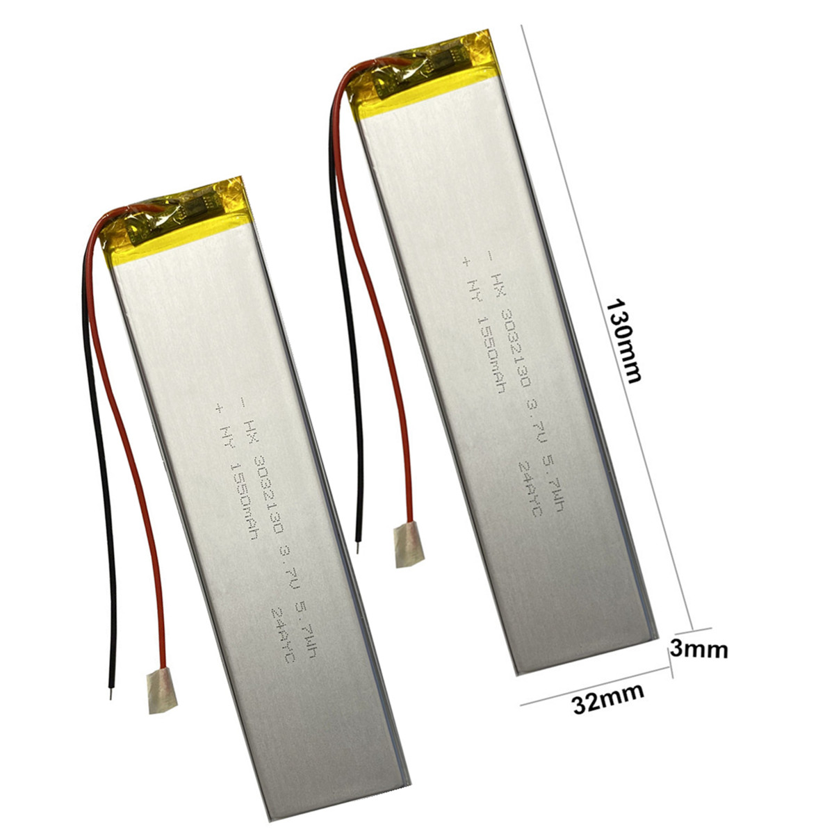 Gaming Keyboard Tester - 2 ピース/ロット 3032130 3.7V 1800mAh リチウムポリマーリポバッテリー