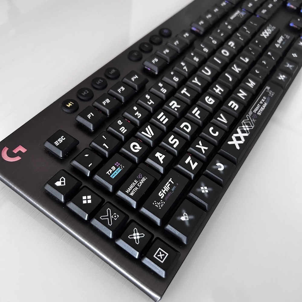 Gaming Keyboard Tkl - Logitech G913 TKL PBTキーキャップと互換性あり、G813/G913メカニカルゲーミングキーボード用耐摩耗性滑り止めキーキャップ
