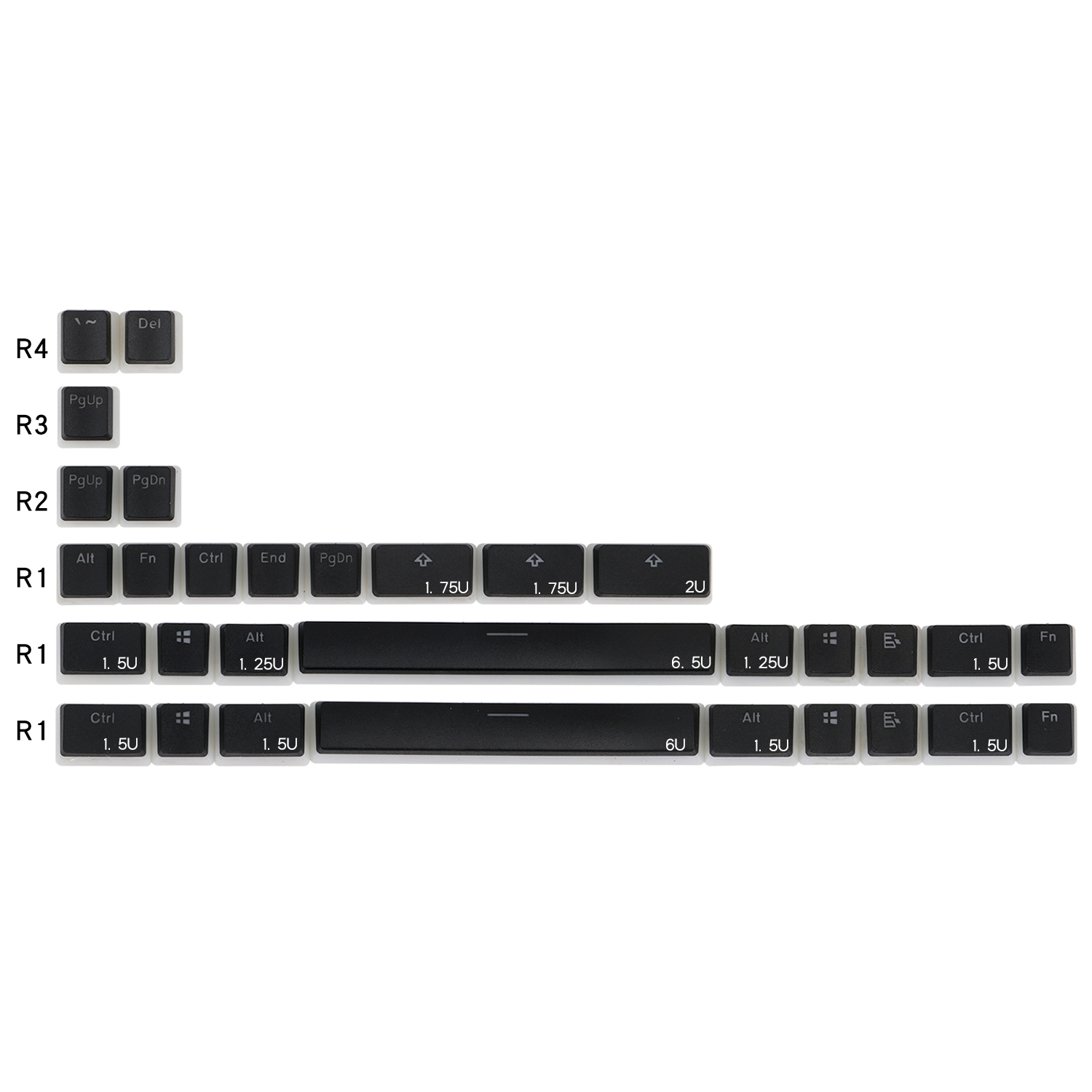 Gaming Keyboard Corsair - プディング PBT ダブルショットバックライトキーキャップ黒 Corsair STRAFE K65