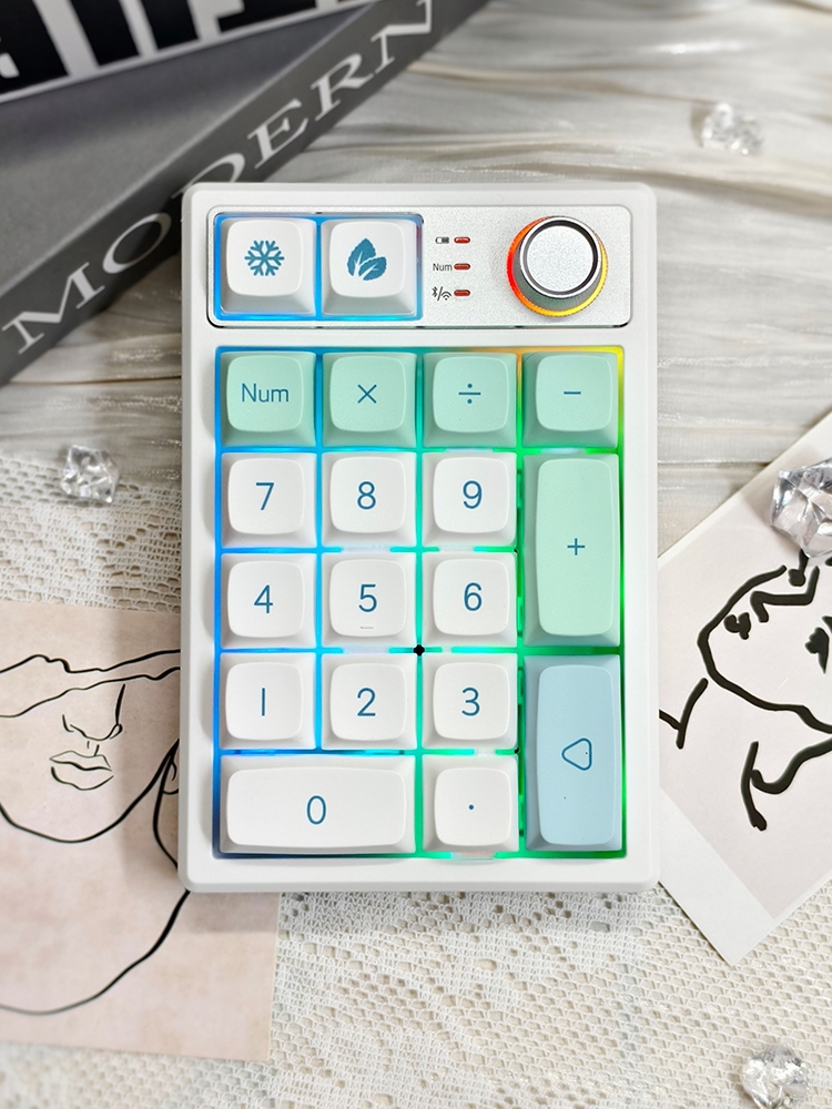 Gaming Keyboard Mini Mechanical - トリモードBluetooth KEYCOOL プログラマブルミニゲーミングパッド K19 RGB ホットスワップ