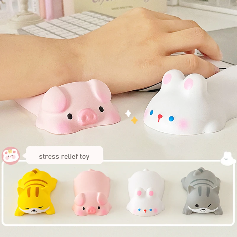 Gaming Keyboard Types - オフィス、勉強、ゲーム、一日中使えるリストサポート、かわいいマウスパッド、キーボードレスト、ソフトデスクマット、タイピング保護、人間工学に基づいた、かわいい
