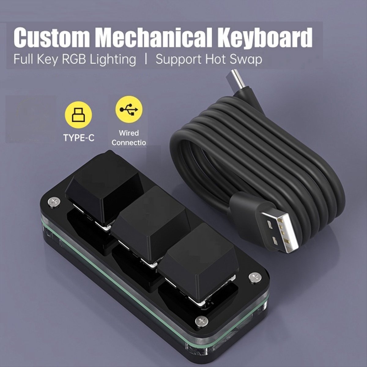 Gaming Keyboard Types - doyou 3 キー マクロ プログラミング ミニ