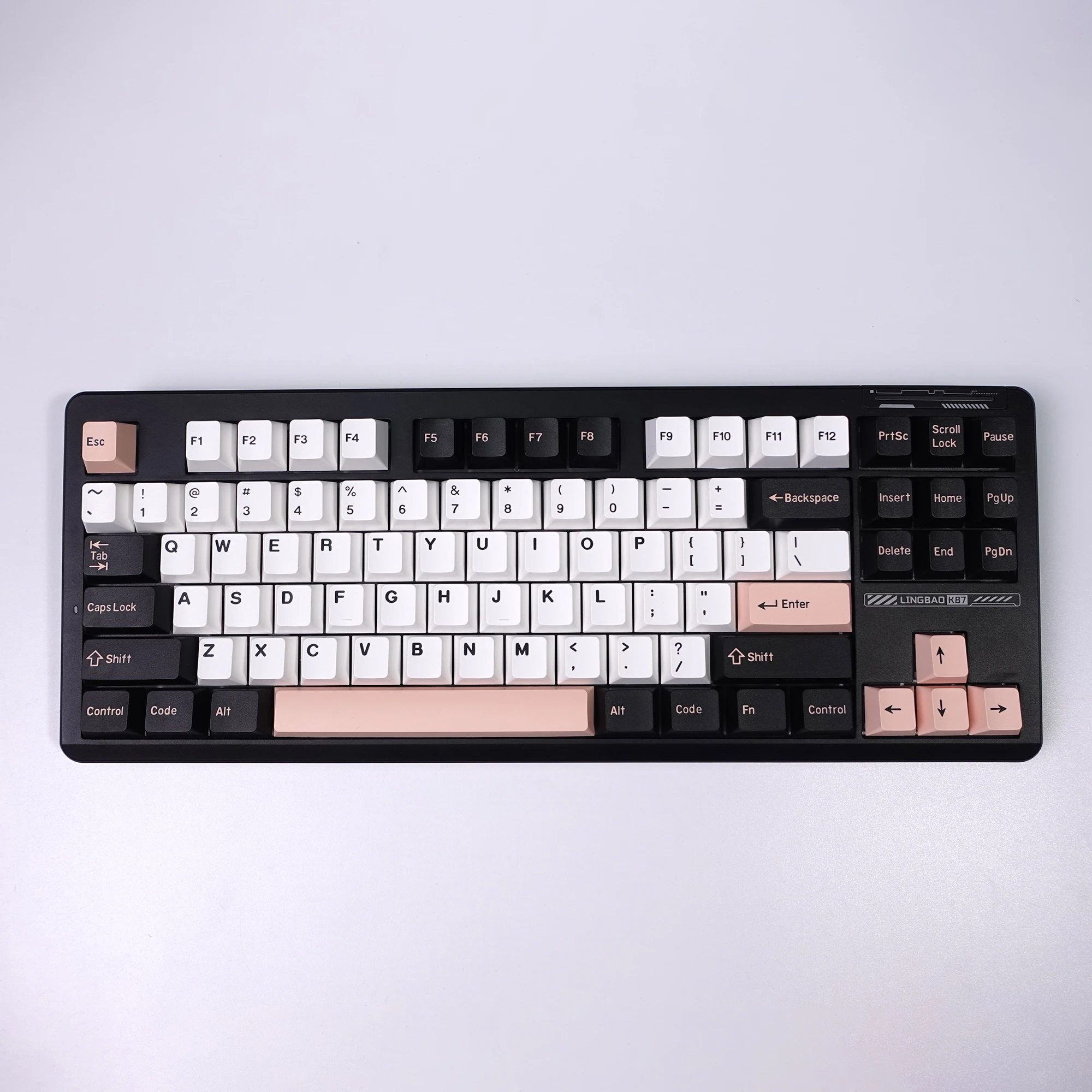 Gaming Keyboard No Number Pad - KBDiy GMK オリビアキーキャップ メカニカルキーボード用 ダブルショット チェリープロファイル