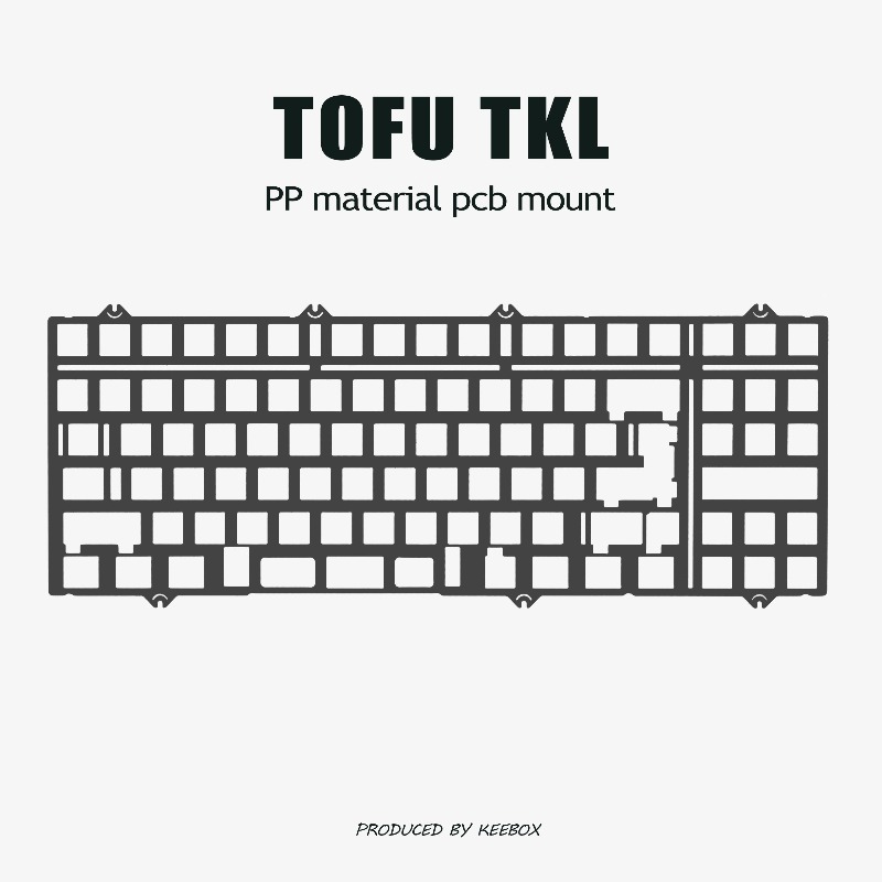 Gaming Keyboard Tkl - TOFU TKL キーボードポジショニングボードカスタム PC アルミ PP