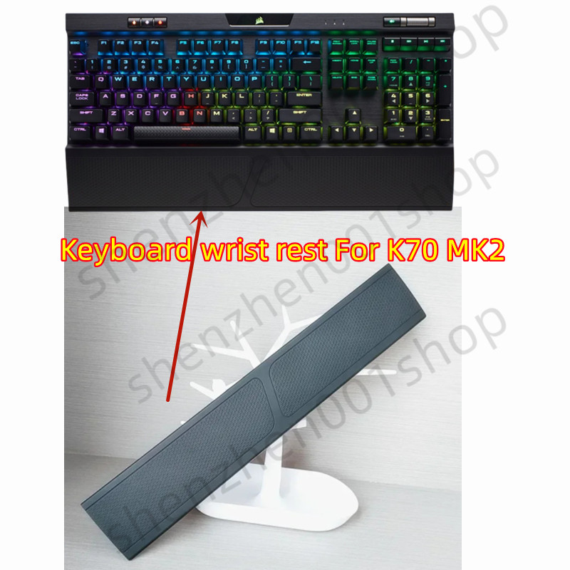Gaming Keyboard Corsair - Corsair K70 MK2用キーボードリストレストパッド手のひら保護（K70 MK2 RGBロープロファイルとは互換性がありません）