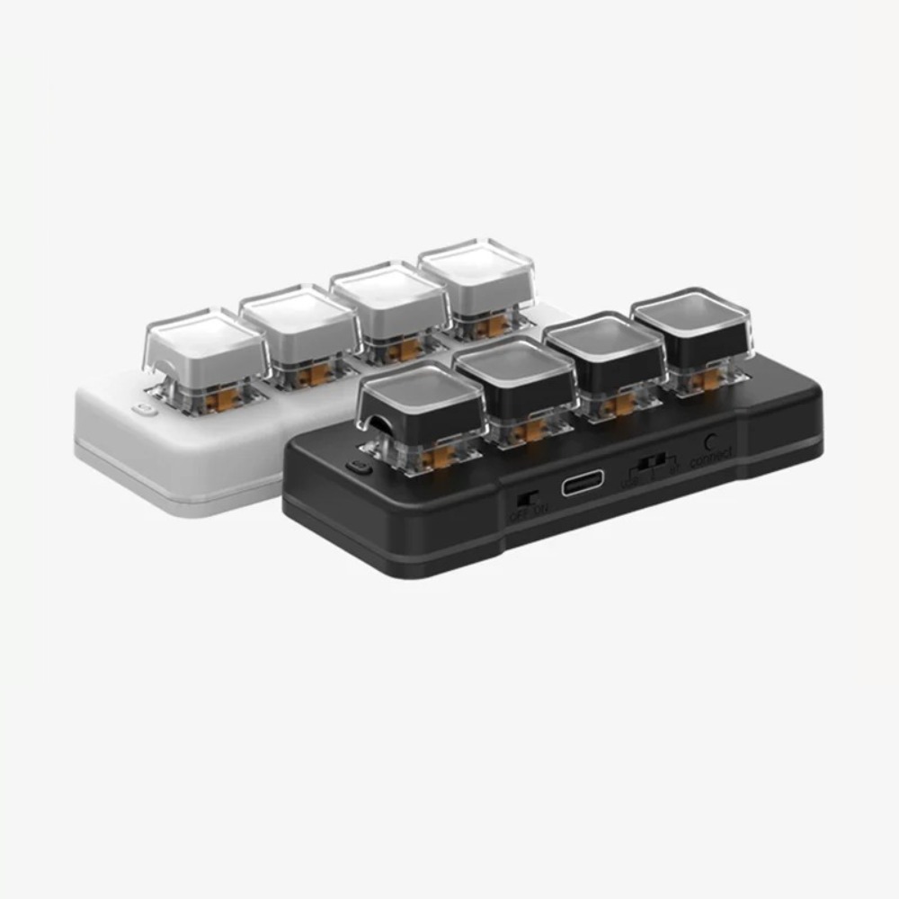 Gaming Keyboard Mini Mechanical - MK424Pro 4 キー Wireles ミニキーボードカスタマイズされたプログラマブル PC