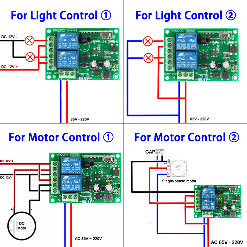 QIACHIP 433 MHz AC 110 V 220 V - Switch Opener Tool のレビューと価格