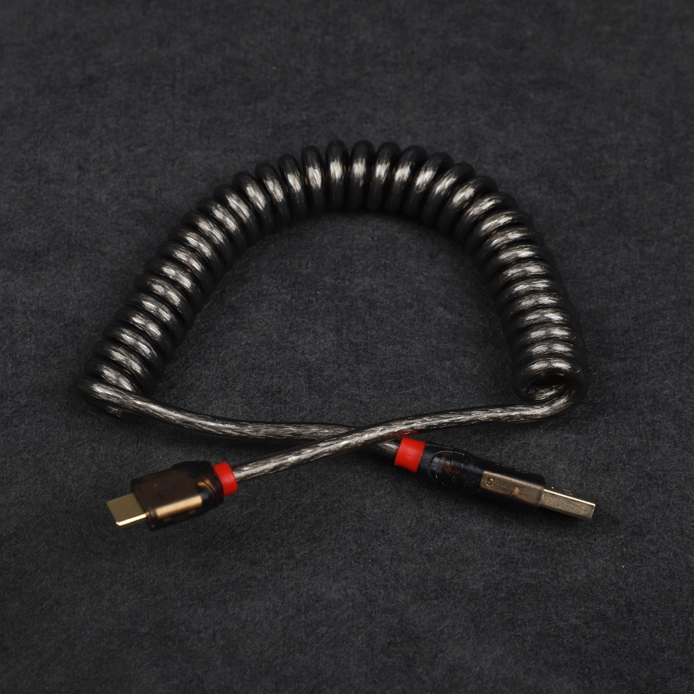 Lindy-type a-c USBケーブル、機械式キーボー - Coiled Usb Cable のレビューと価格