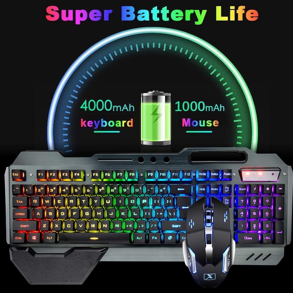 K680ワイヤレスゲーミングキーボードとマウスの組み合わせ、 - Gaming Keyboard Mouse Set のレビューと価格