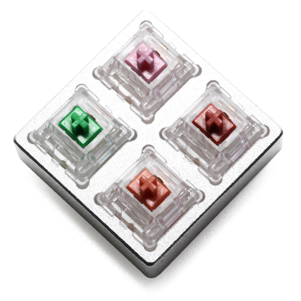 メカニカルキーボード用アルミニウムまたはアクリルスイッチ2x - Gaming Keyboard Tester のレビューと価格