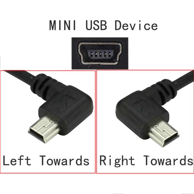 ミニusb 5Pin 90度左または直角春コイル状のusb  - Coiled Usb Cable のレビューと価格