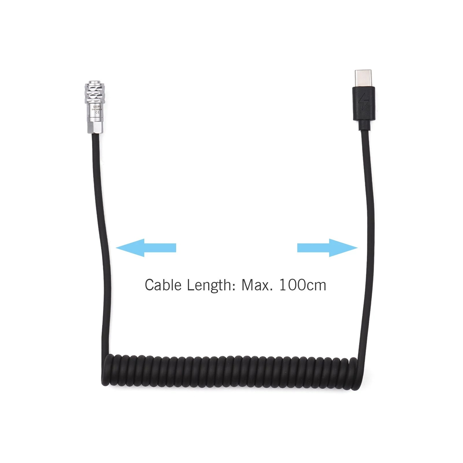 新しいPD 12V 3A USB Type C - 2ピンコ - Coiled Usb Cable のレビューと価格