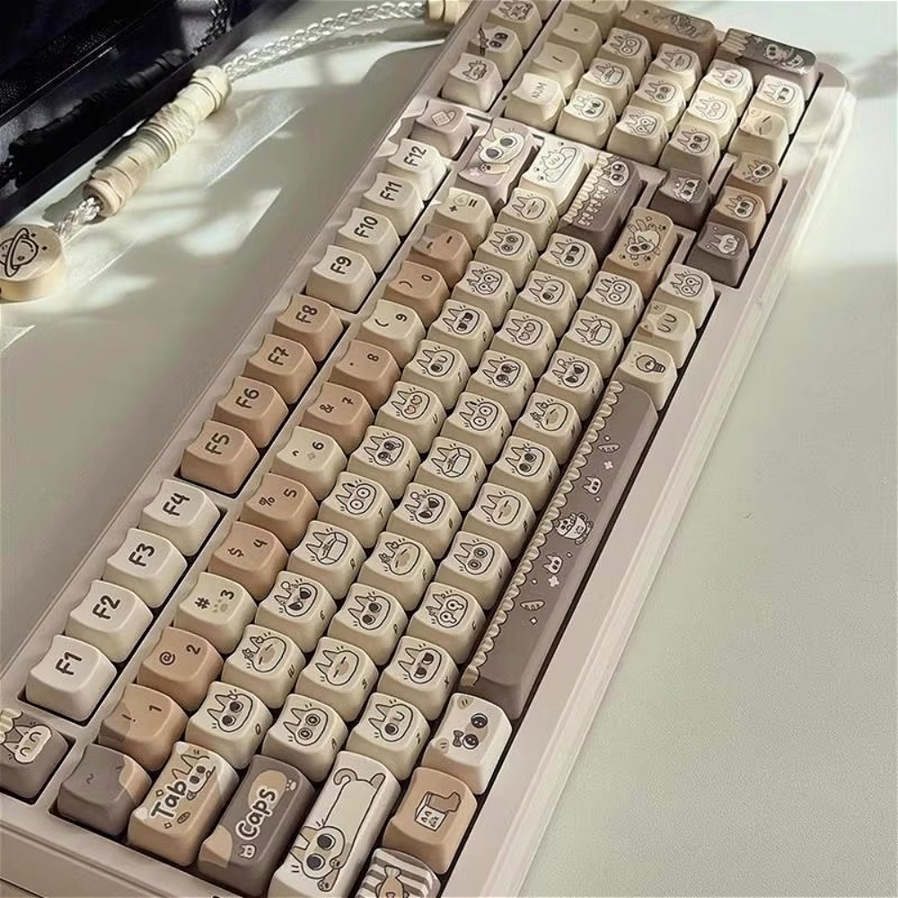 かわいい猫キーキャップ MAO プロファイル PBT 素材染 - Gaming Keyboard Tkl のレビューと価格