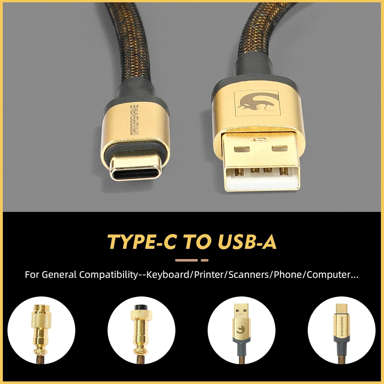ATTACK SHARK * MAMBASNAKE C03  - Coiled Usb Cable のレビューと価格