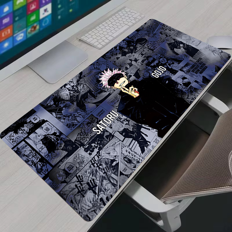 マウスパッドクールアニメ呪術廻戦五条悟大型ゲーミングマウスパ - Gaming Keyboard Theme のレビューと価格