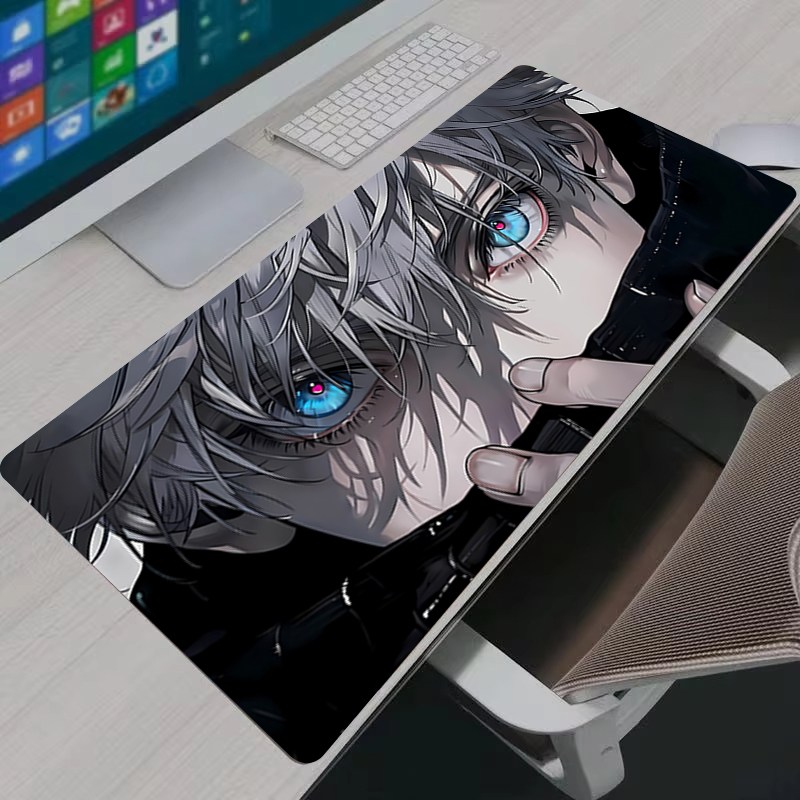 マウスパッドクールアニメ呪術廻戦五条悟大型ゲーミングマウスパ - Gaming Keyboard Theme のレビューと価格