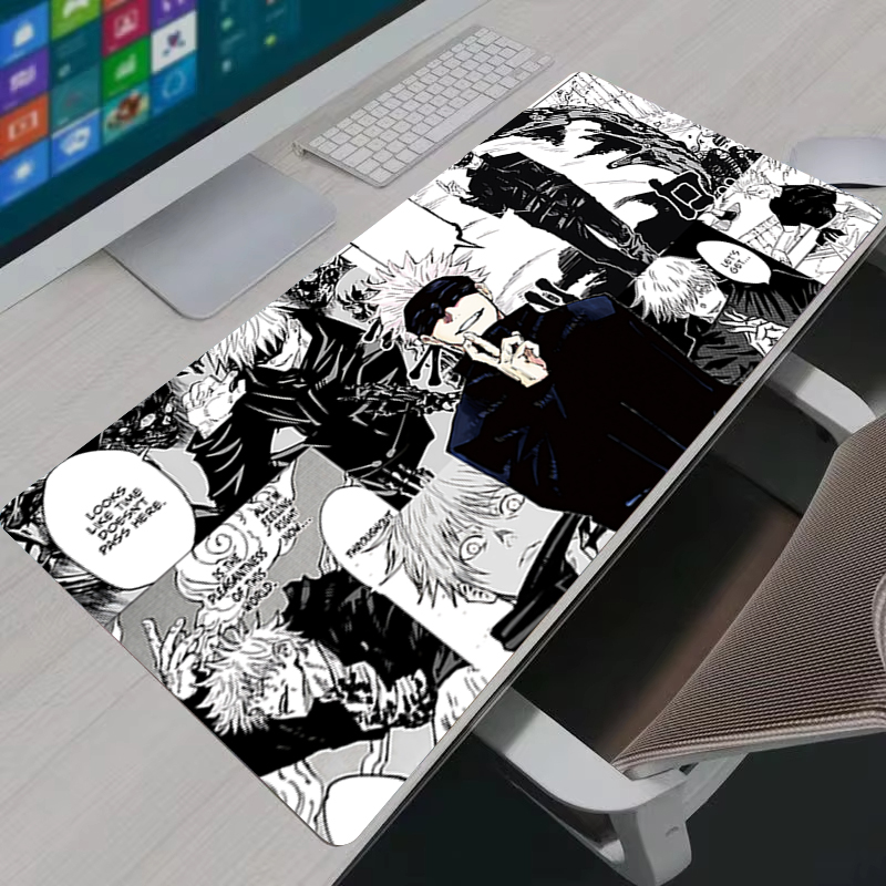マウスパッドクールアニメ呪術廻戦五条悟大型ゲーミングマウスパ - Gaming Keyboard Theme のレビューと価格