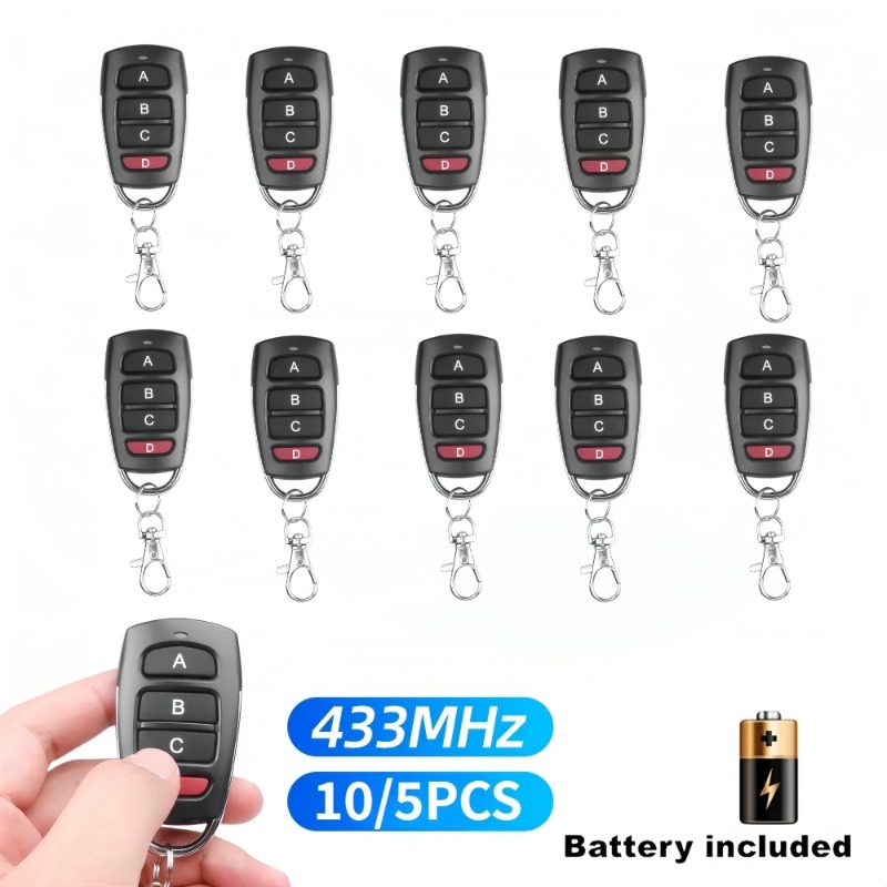 10 個 5 個ワイヤレス RF 433Mhz リモートコン - Switch Opener Tool のレビューと価格