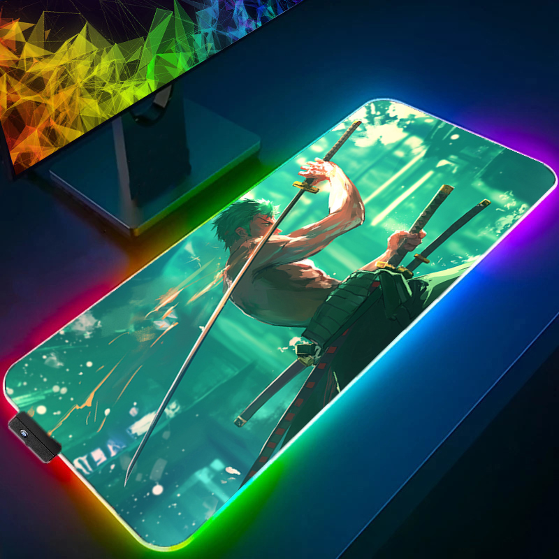 ワンピースゾロマウスパッド RGB ゲームアクセサリー Ga - Gaming Keyboard Theme のレビューと価格