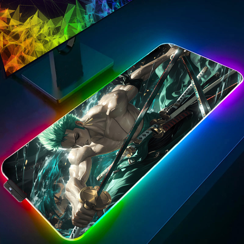 ワンピースゾロマウスパッド RGB ゲームアクセサリー Ga - Gaming Keyboard Theme のレビューと価格