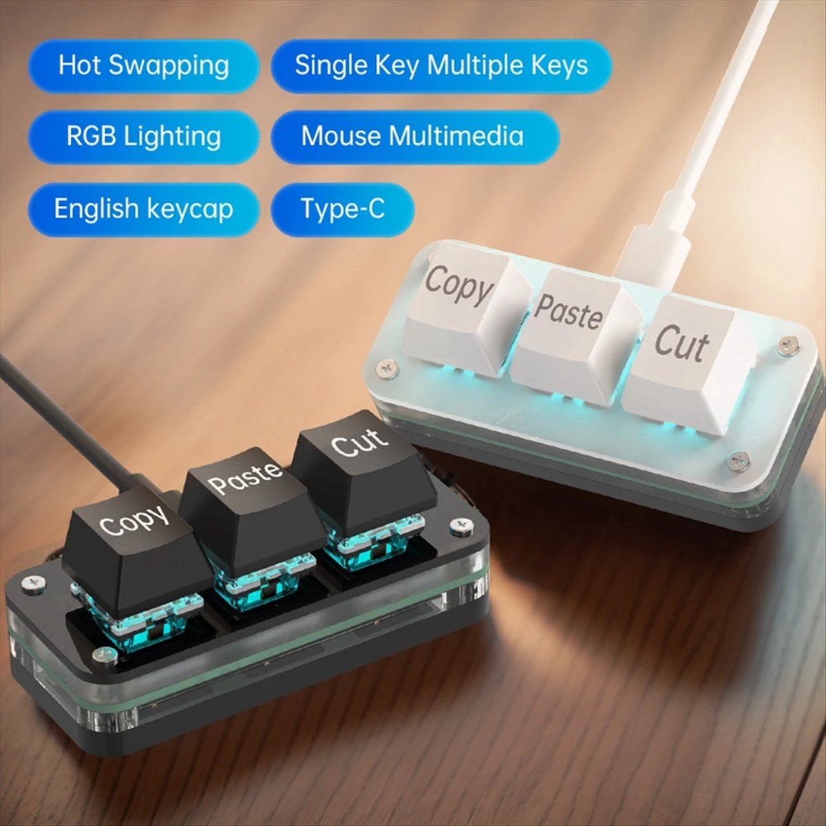 doyou 3 キー マクロ プログラミング ミニ キーボー - Gaming Keyboard Types のレビューと価格