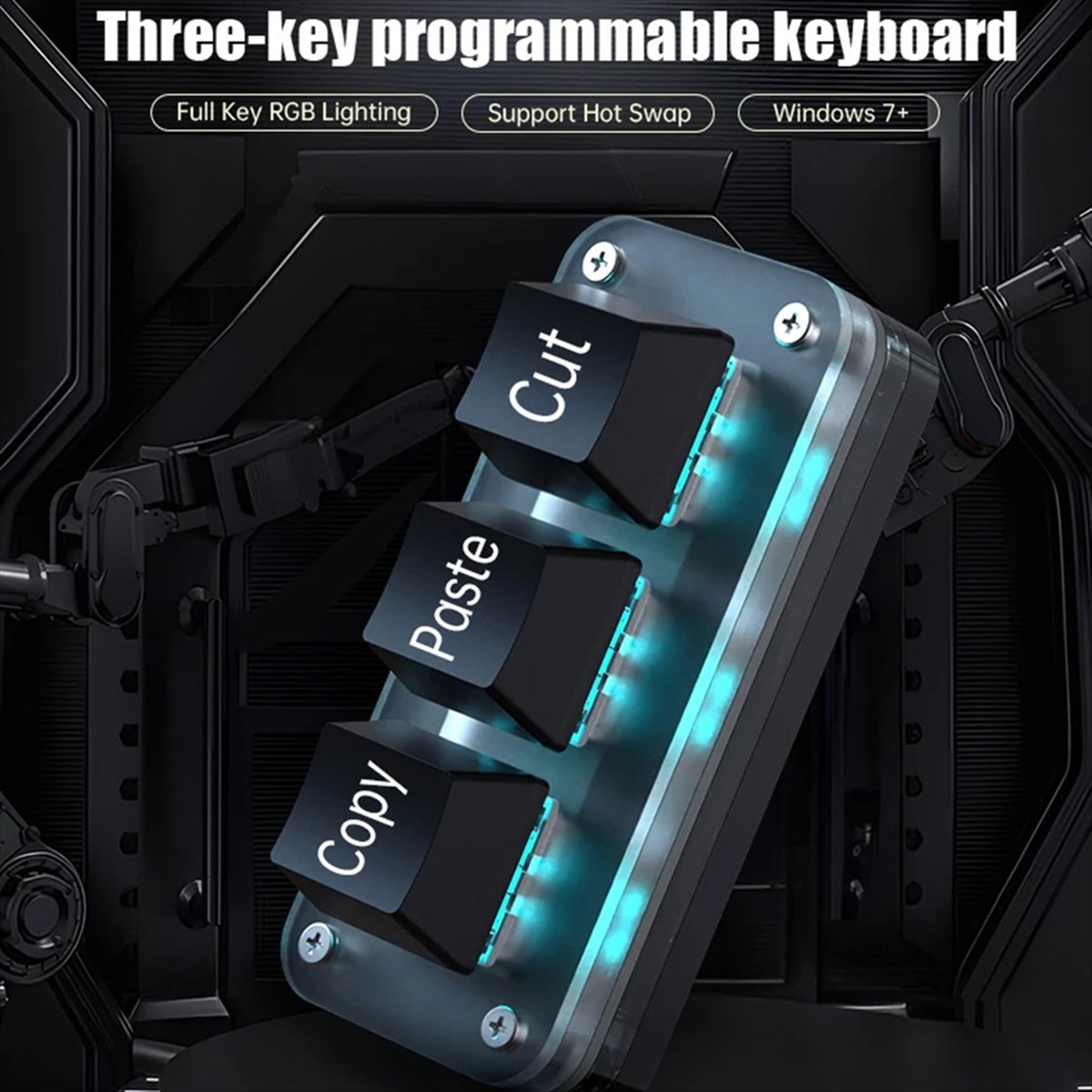 doyou 3 キー マクロ プログラミング ミニ キーボー - Gaming Keyboard Types のレビューと価格