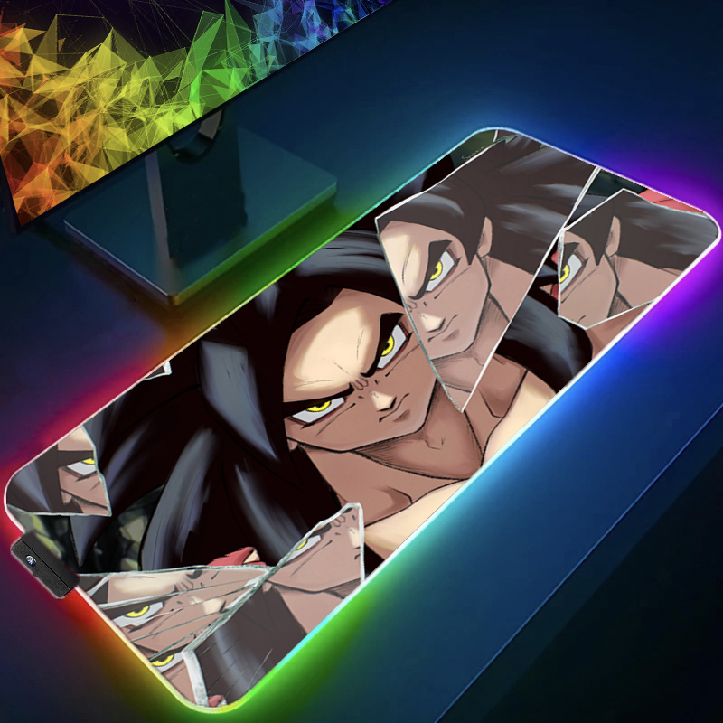 LED マウスパッドドラゴンボールコンピュータラップトップア - Gaming Keyboard Theme のレビューと価格