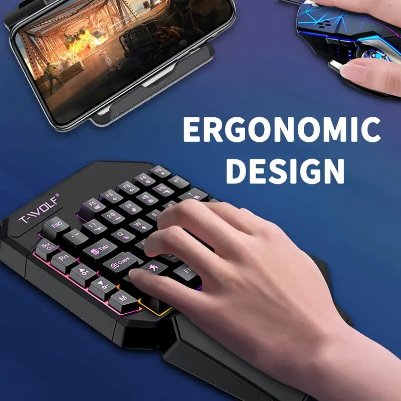 FocusOnPC TF900 2-in-1モバイルゲーミン - Gaming Keyboard Mini Mechanical のレビューと価格