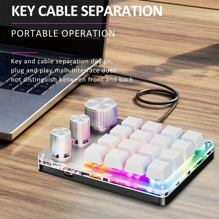 ワイヤレス Bluetooth プログラミングマクロカスタム - Gaming Keyboard Mini Mechanical のレビューと価格