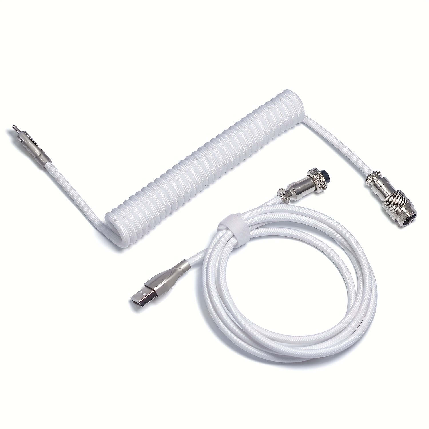 メカニカルキーボードコイル状ケーブルワイヤータイプ C US - Coiled Usb Cable のレビューと価格