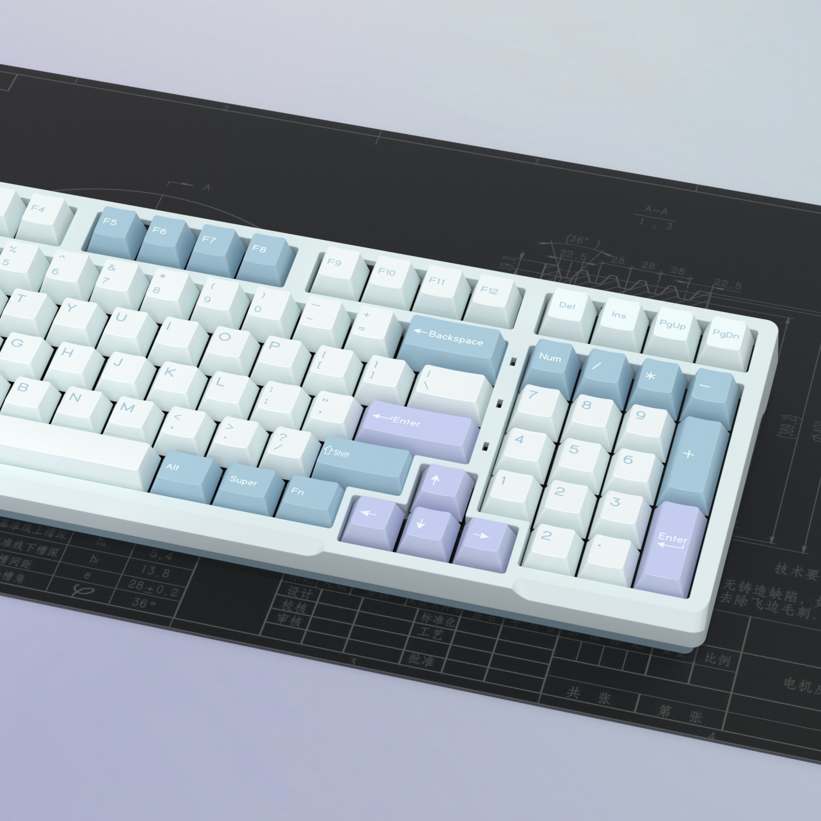 KBDiy GMK イリュージョンキーキャップチェリープロフ - Gaming Keyboard No Number Pad のレビューと価格