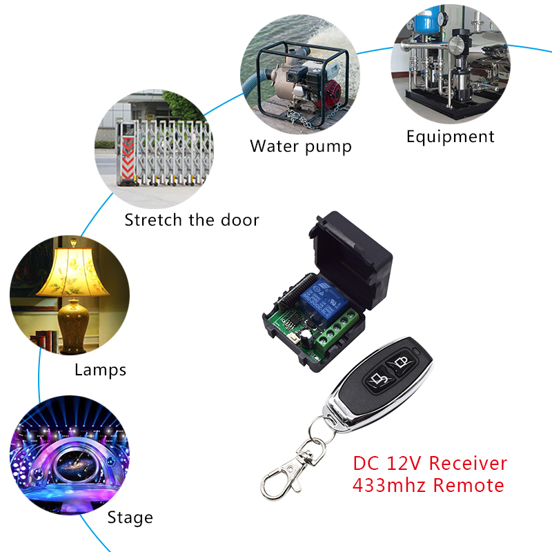 433 MHz DC 12 V 24 V 1 チャンネルワイ - Switch Opener Tool のレビューと価格
