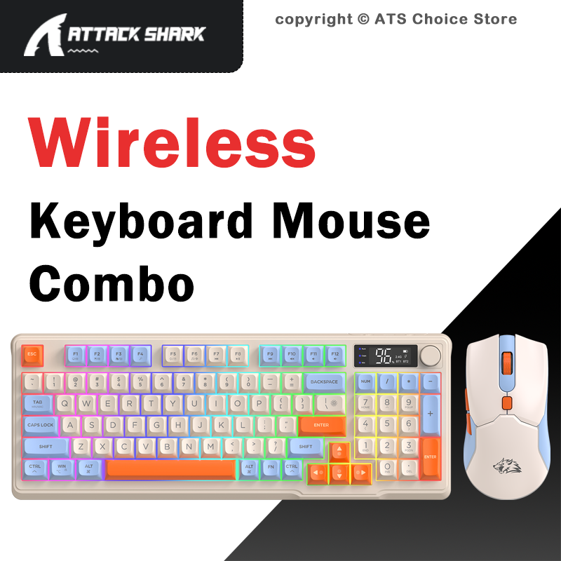 FREEWOLF T96 ワイヤレスキーボードマウスコンボ、 - Gaming Keyboard Mouse Set のレビューと価格