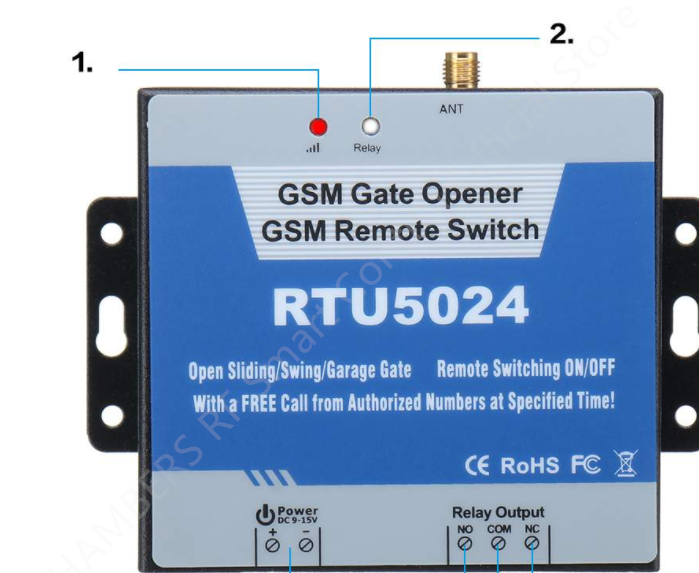 RTU5024 GSM ゲートオープナーリレースイッチリモコ - Switch Opener Tool のレビューと価格