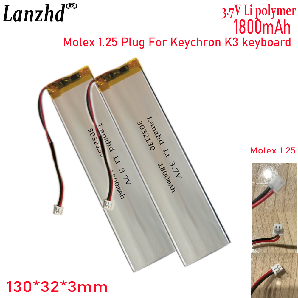 1-20 個 3032130 3.7V 1800mAh リチ - Gaming Keyboard Tester のレビューと価格