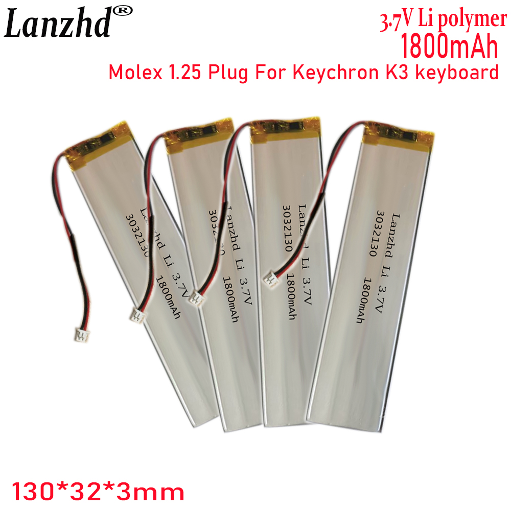 1-20 個 3032130 3.7V 1800mAh リチ - Gaming Keyboard Tester のレビューと価格