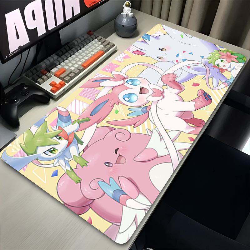 大型ピンクかわいいマウスパッド XXL ゲームコンピュータア - Gaming Keyboard Higround のレビューと価格