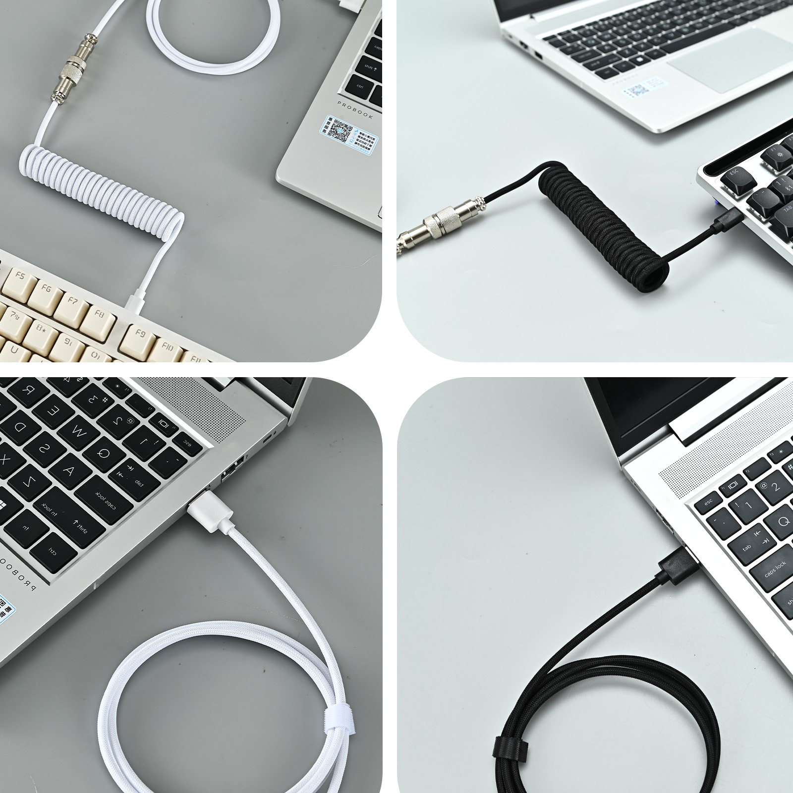 タイプ C メカニカル キーボード コイル状ケーブル タイプ - Coiled Usb Cable のレビューと価格